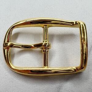 Vintage Gold Tone Simple Basic Belt Buckle for up to 1 Inch Belt